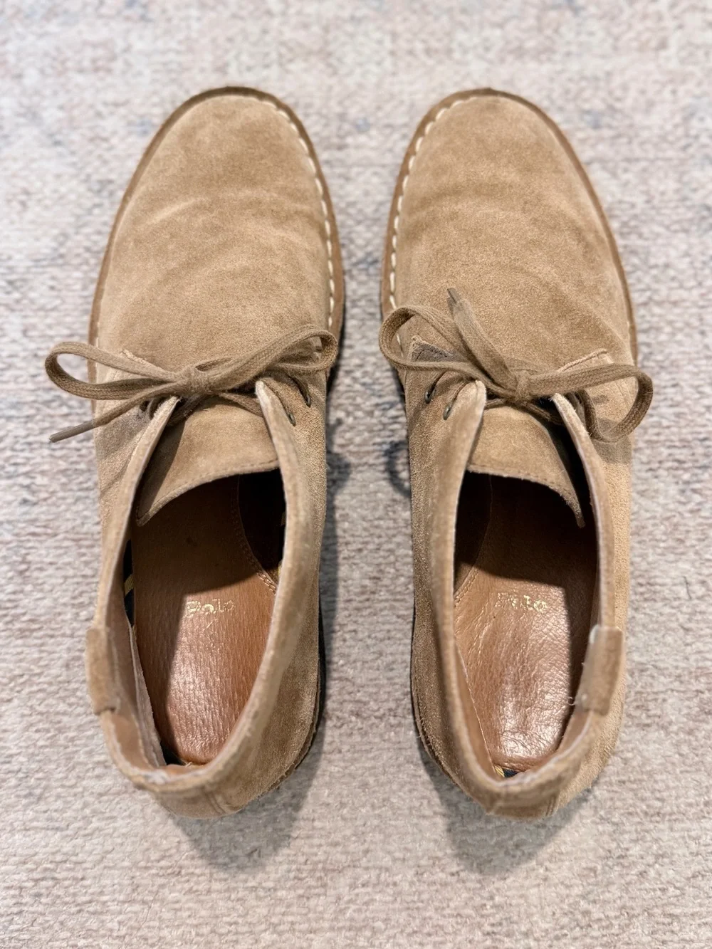 Polo Ralph Lauren Suede Chukka Boots – Men’s Size 10 – Tan